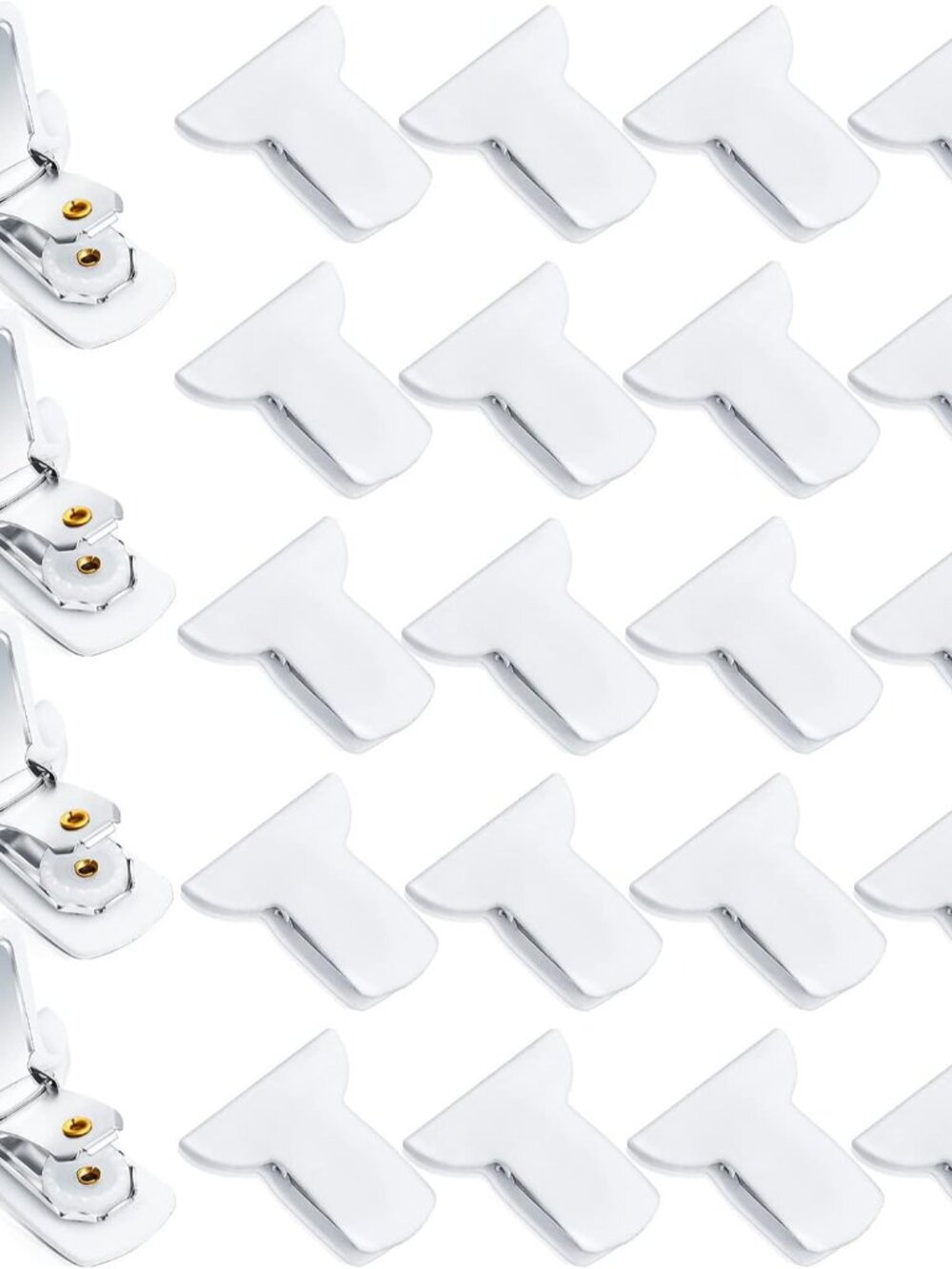 24 Pcs Padded Comforter Clips White Duvet Clips Padded Blanket Fasteners